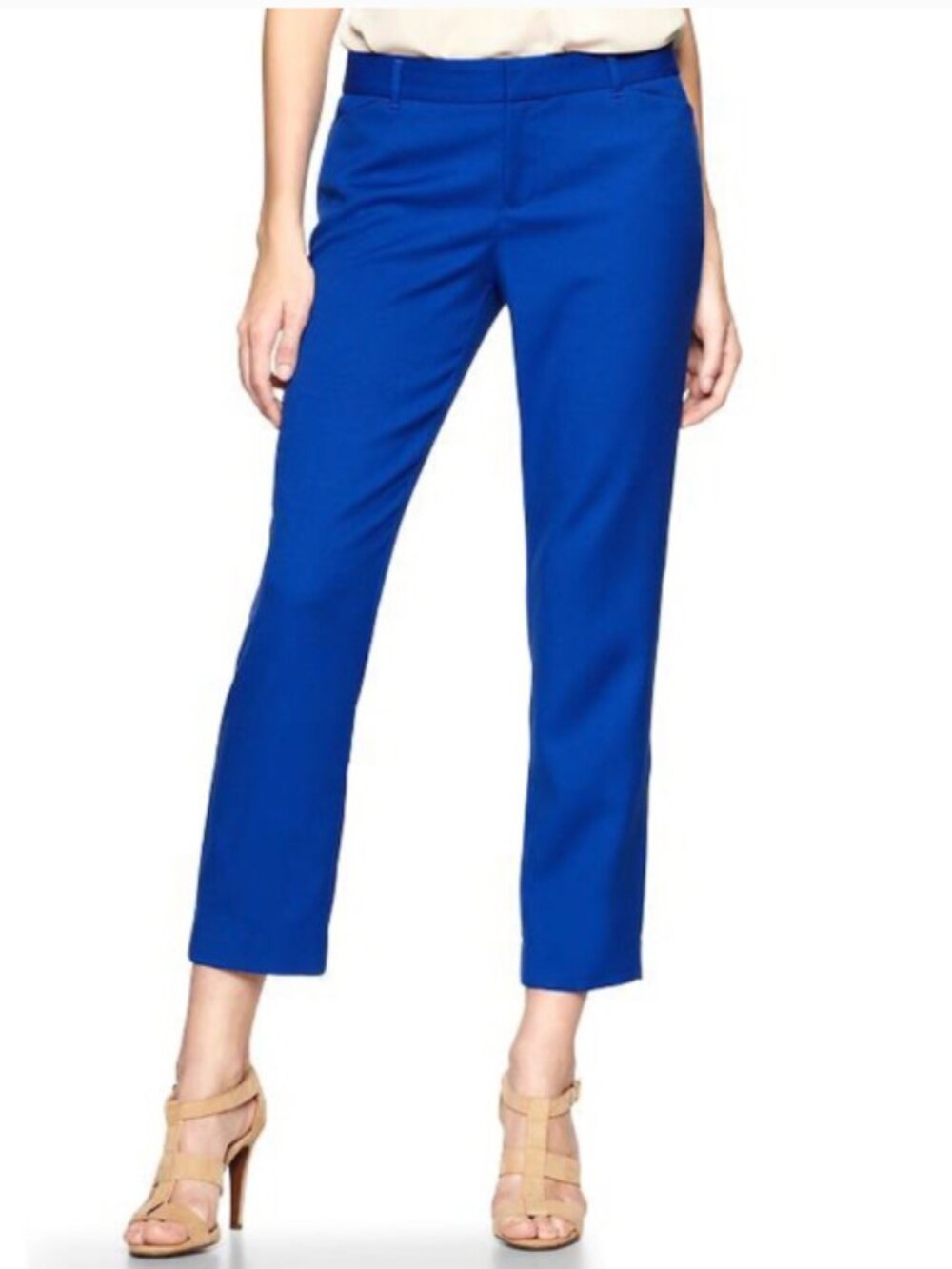 Gap Slim Cropped Royal Blue Stretch Dress Pants Pants - Size 6